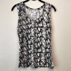 Carmen Carmen Marc Valvo snake print tank top, XS.